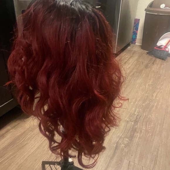 Human hair blend Sis lace front wig - Picture 4 of 4